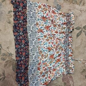 Floral Patchwork Skirt